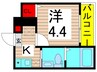 ＭＥＬＤＩＡ亀有 1Kの間取り