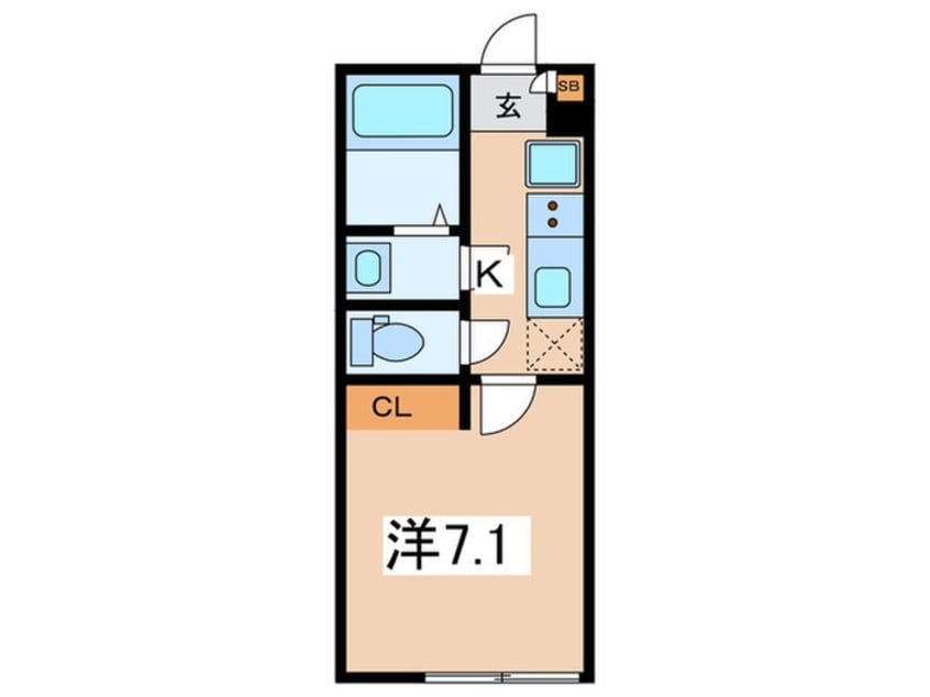 間取図 カインドネス湘南台