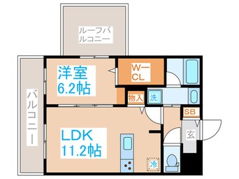 間取図 ＡＩＦＬＡＴ方南町