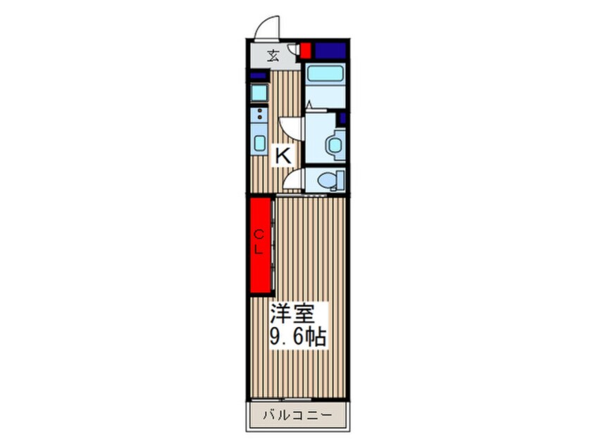 間取図 リブリ・riche Ⅱ