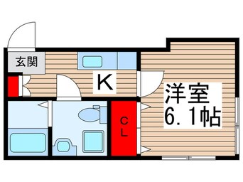 間取図 ベルメゾン馬橋