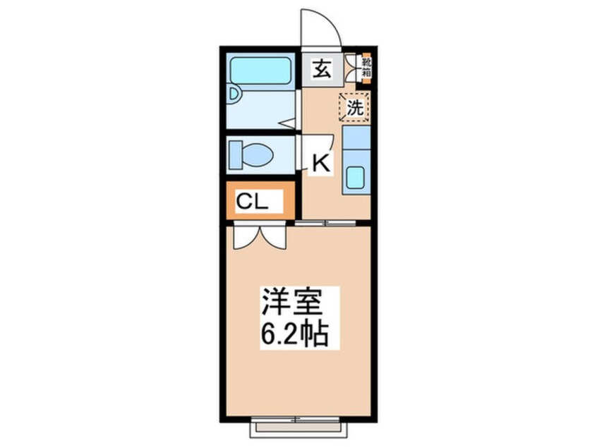 間取図 パラシオン落川