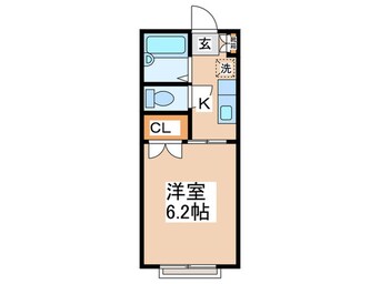 間取図 パラシオン落川