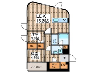 間取図 GranDuo大森山王2