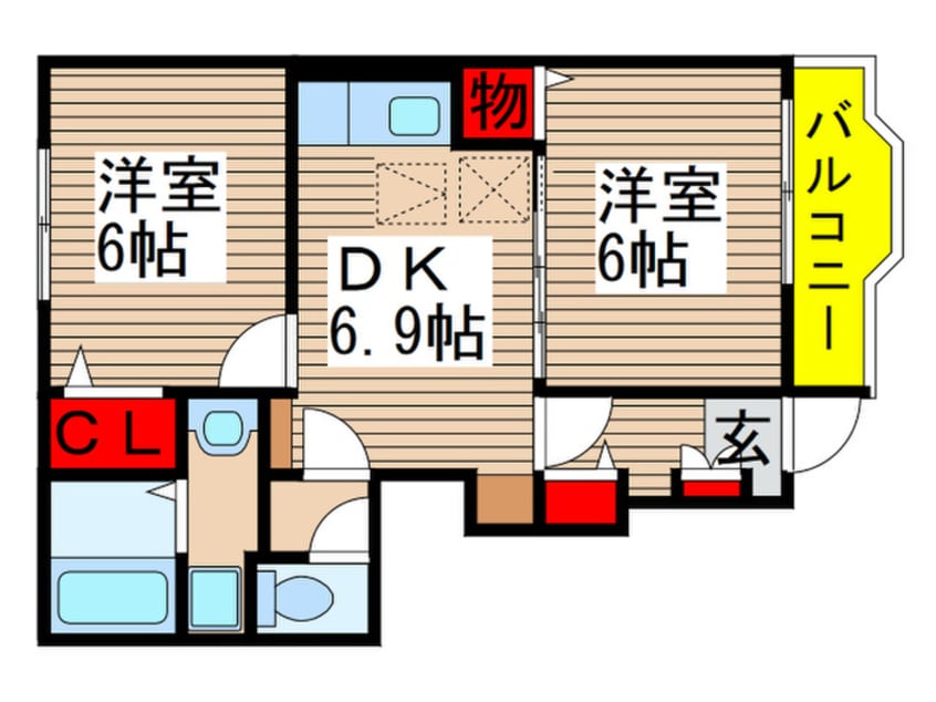 間取図 エレガンツァフィオ－レⅡ