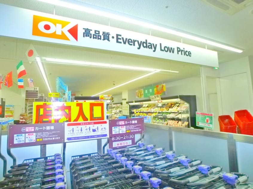 オーケーストア(スーパー)まで650m エレガンツァフィオ－レⅡ