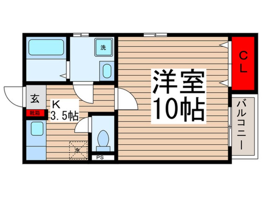 間取図 クレフラスト幕張本郷