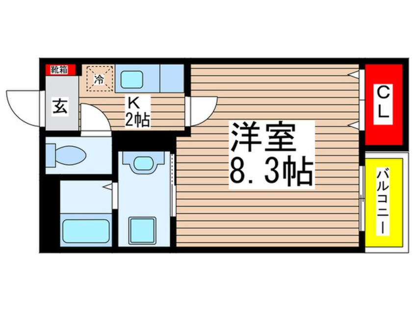 間取図 クレフラスト幕張本郷