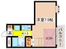 セゾン・タカヤナギ 1Kの間取り