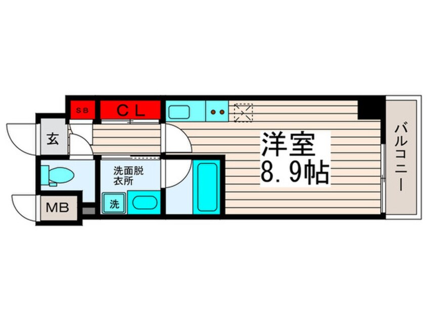 間取図 ARTAPARTMENT INTOKYONORTH(504)