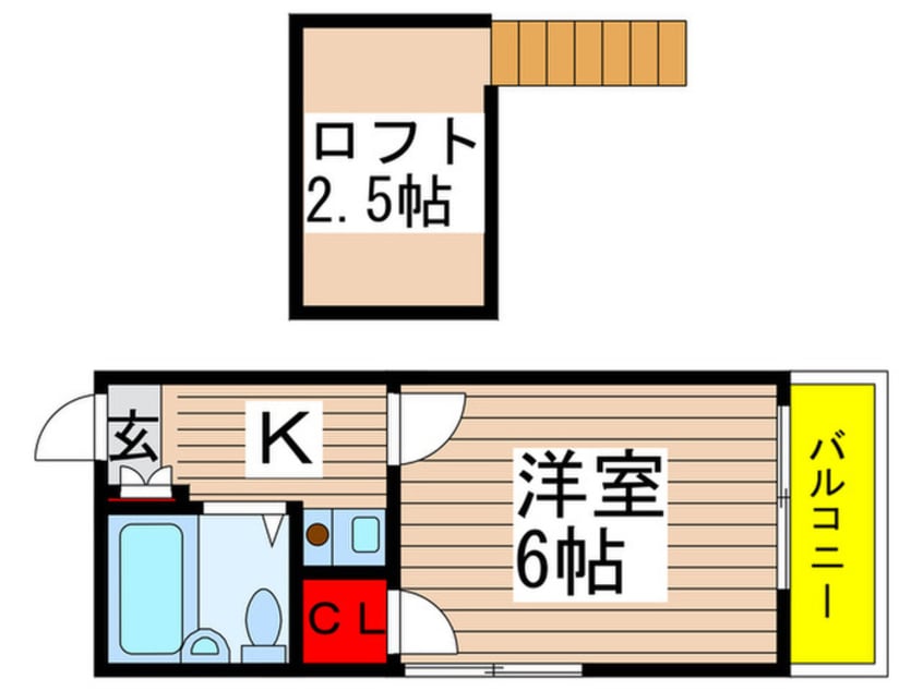 間取図 メゾントヤマ