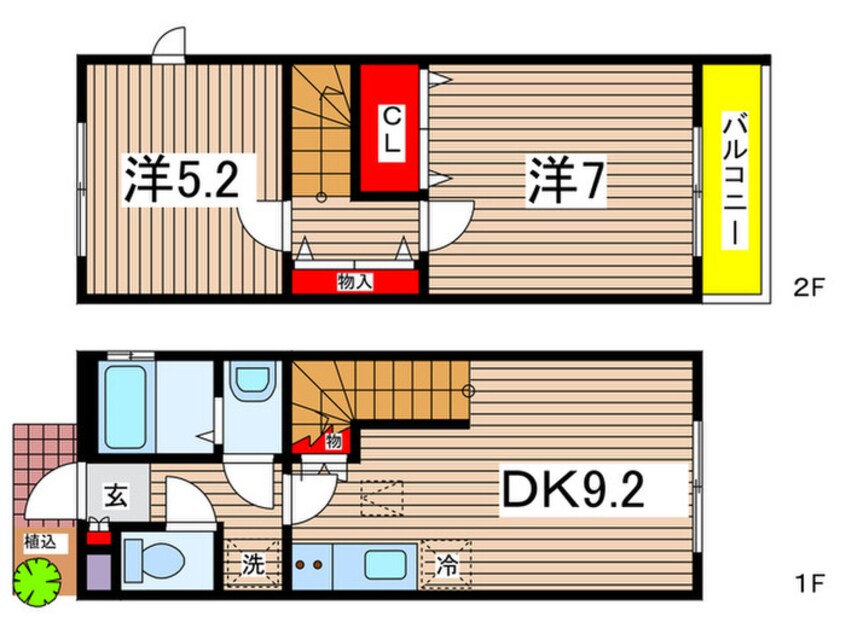 間取図 Confort Maisone Quinto