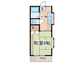間取図 平成コ－ポ