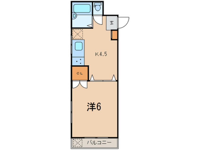 間取図 メゾンクボタ