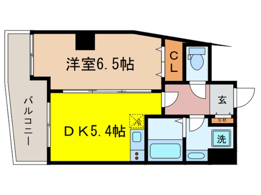 間取図 ONE ROOF FLAT NISHIWASEDA