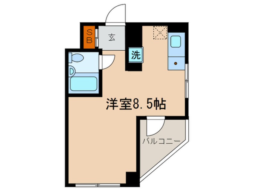 間取図 ONE ROOF FLAT NISHIWASEDA