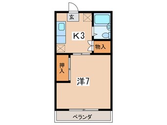 間取図 スカイハイツ湘南