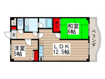 間取図 さつきマンション