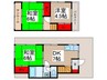 柏市東山戸建 3DKの間取り