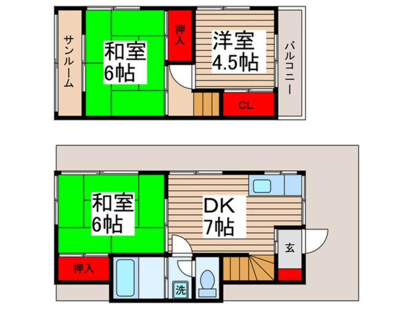 間取図 柏市東山戸建