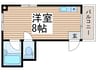 アルカンシェル 1Rの間取り