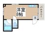 アルカンシェル 1Rの間取り