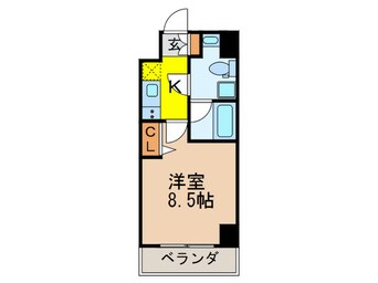 間取図 ﾊﾟﾃｨｰﾅ住吉 Tria(502)