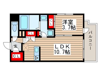 間取図 クレストコート押上