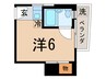 石井荘 1Rの間取り