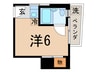石井荘 1Rの間取り