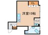 メキシカンリゾート元住吉 1Rの間取り