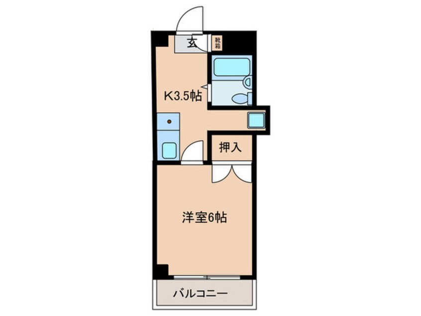 間取図 シャトル日新