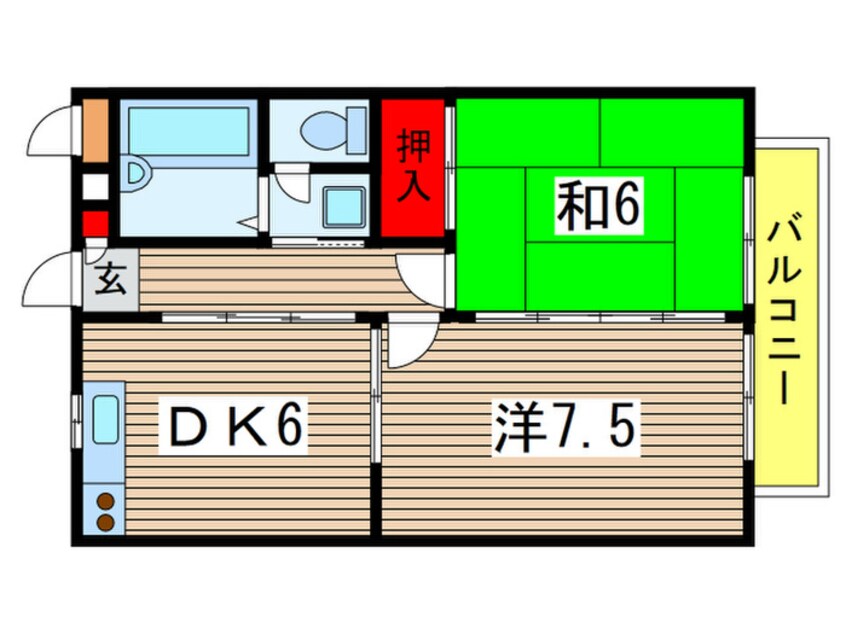 間取図 エクセルハイム