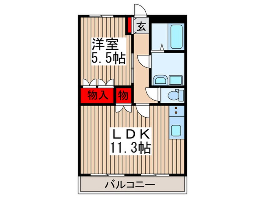 間取図 フィオレ