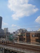室内からの展望 リテラス町屋