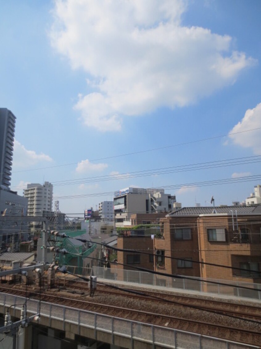 室内からの展望 リテラス町屋