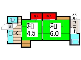 間取図 第1小川荘