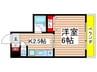 ＣＥＬＬＳ有阪 1Kの間取り