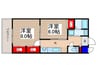 アグリふじみ野 2Kの間取り