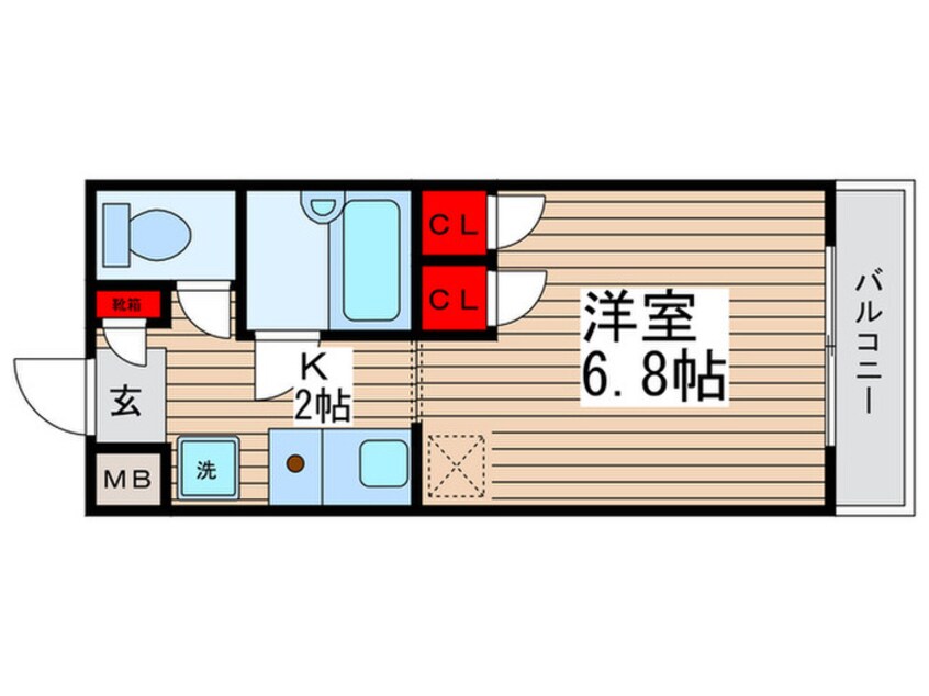 間取図 カーサＩＭ