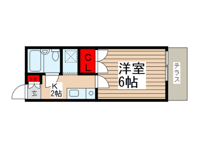 間取図 ﾊｲﾑ3