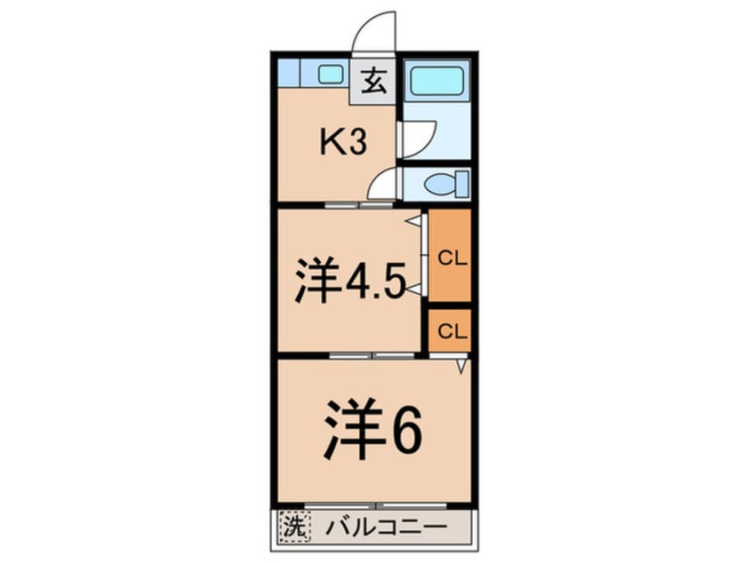 間取図 碑文谷ハイム
