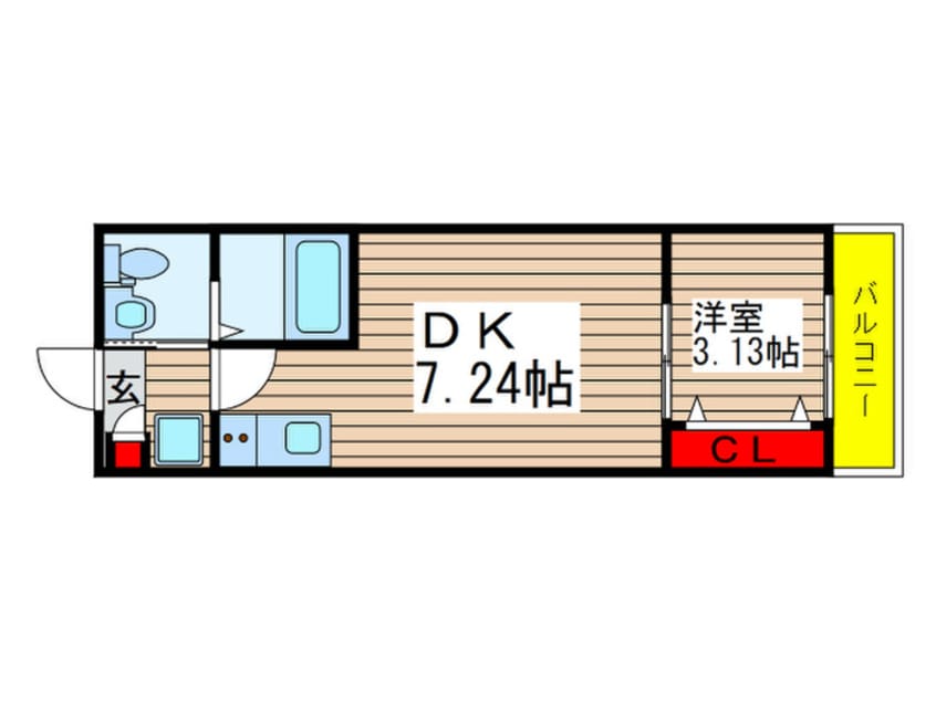 間取図 フィオーレ勝田台