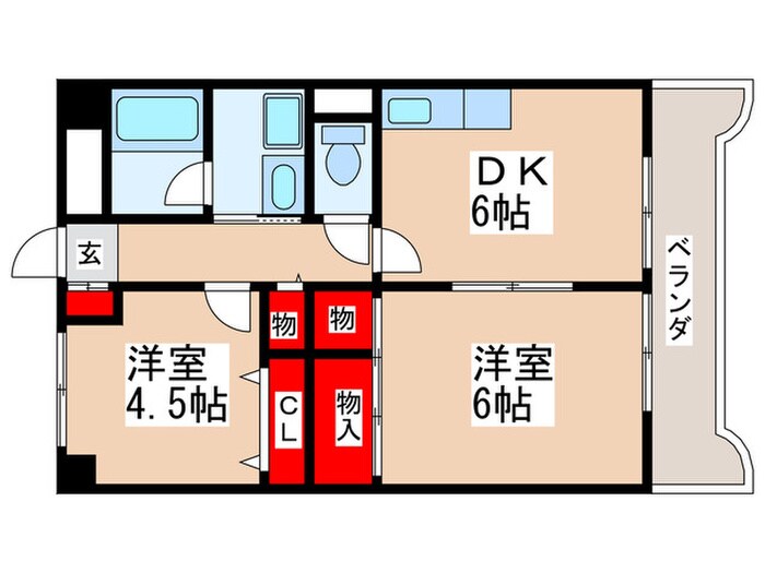 間取り図 一番町ハイツ