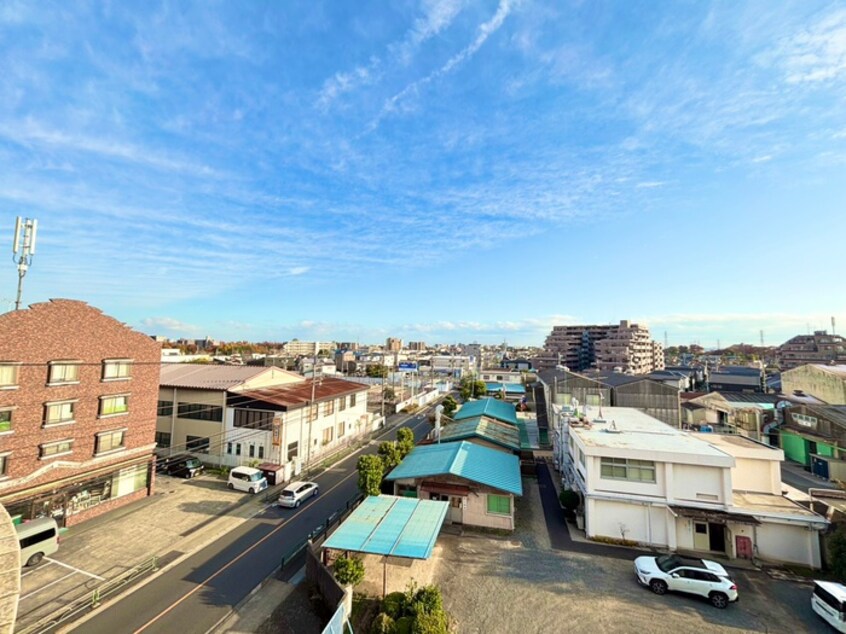 室内からの展望 一番町ハイツ