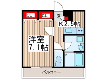 間取図 リブリ・芝富士