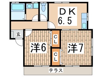 間取図 ルーデンス永田