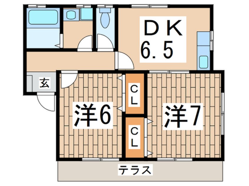 間取図 ルーデンス永田