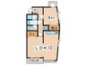 Ｇ　ＴＯＷＥＲ 1LDKの間取り