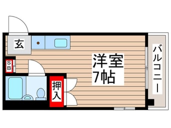 間取図 トウセンハイツ京島